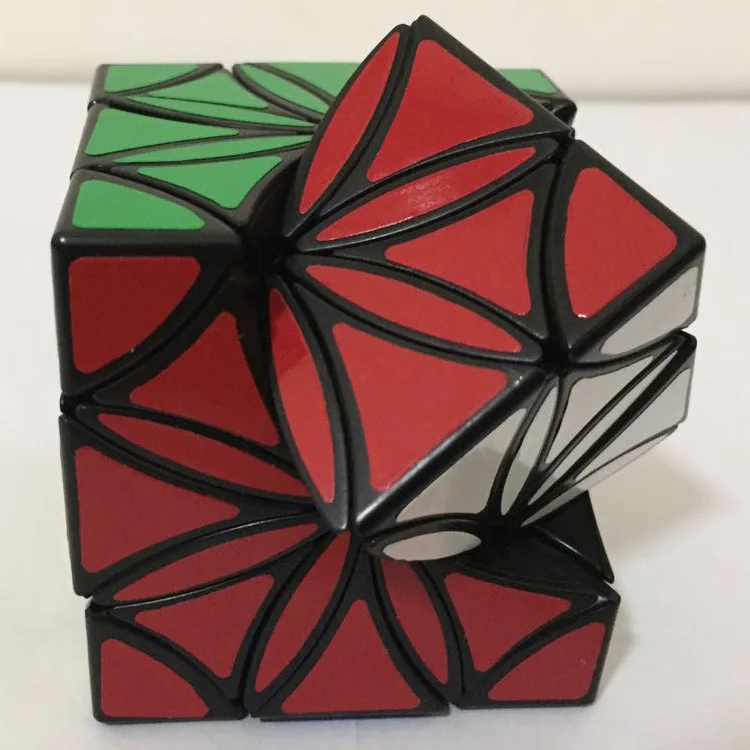 Cubo m&aacute;gico de p&eacute;talos azules, flor m&aacute;gica negra, nuevo cubo m&aacute;gico de juguete suave, cubo m&aacute;gico de forma especial, 2017-3