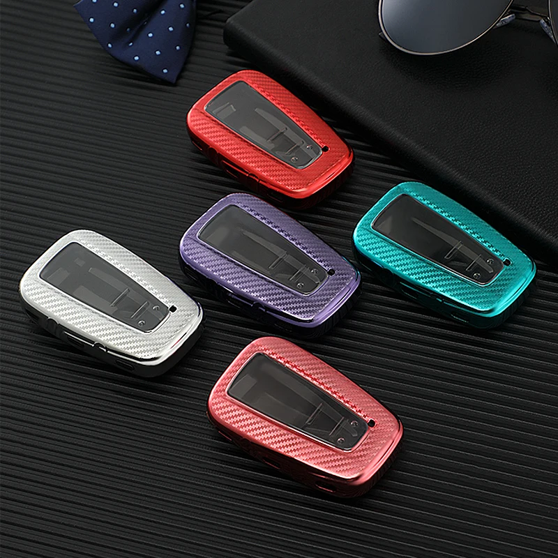 Цветной Новый Мягкий ТПУ чехол для смарт ключей с дистанционным управлением