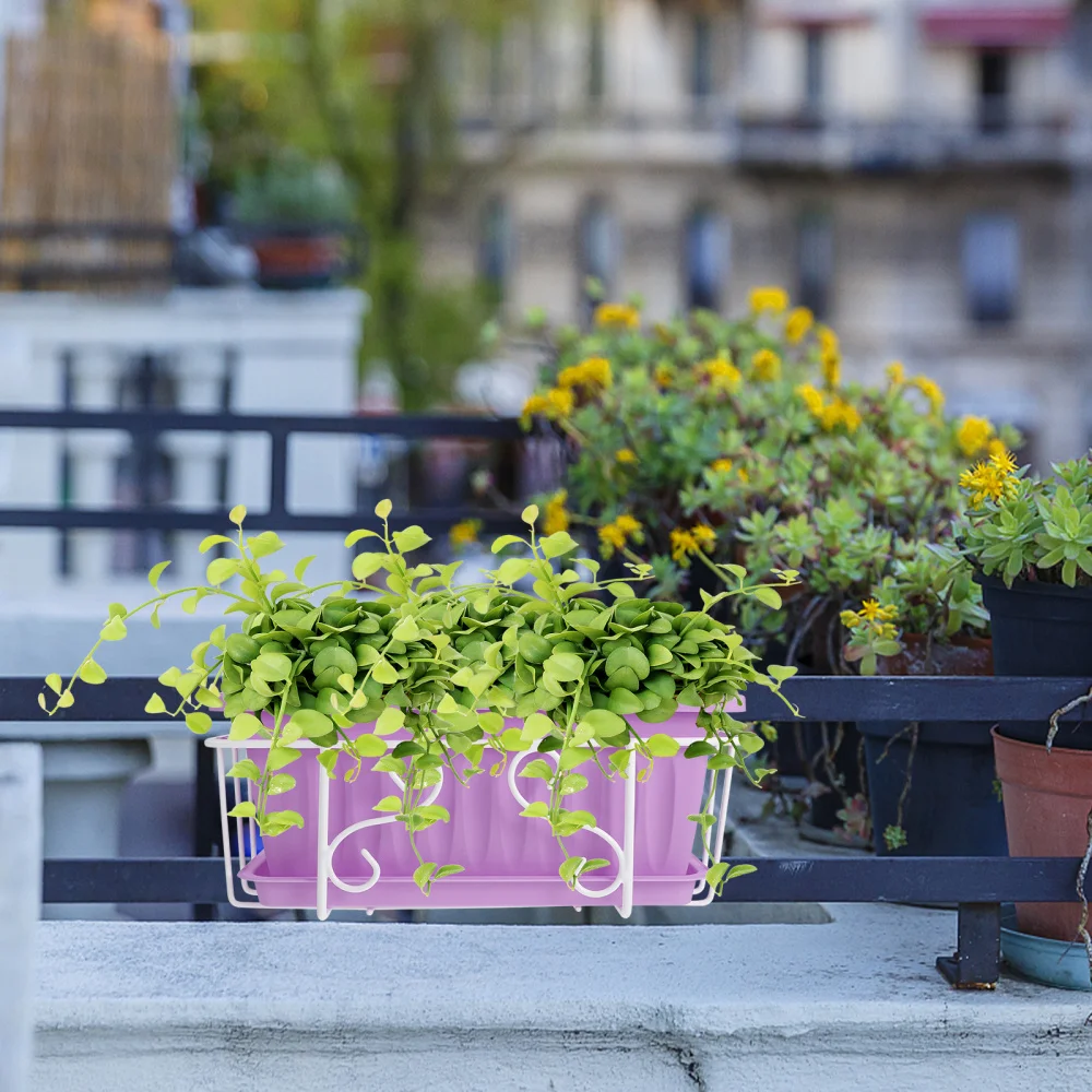

1 Set Flowerpot Rack Balcony Planting Flowerpot Plant Display Rack for Home