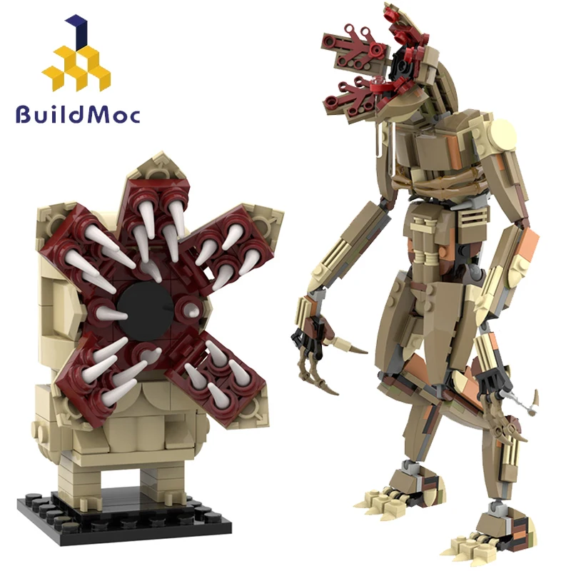 

Buildmoc TV Movie Figures MOC-35522 Stranger Things Demogorgon MOC Brickheadz Model Building Blocks Toys For Children's Gifts