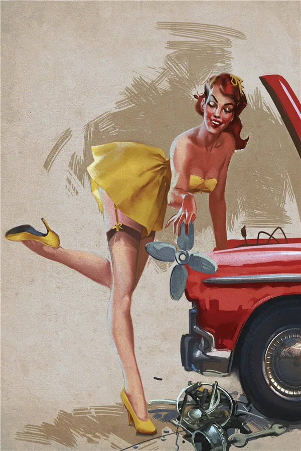 

Гавайская пляжная садовая декорация, уличная доска для серфинга, фермерский декор, горячие девушки, металлические пластины, наклейки, игров...