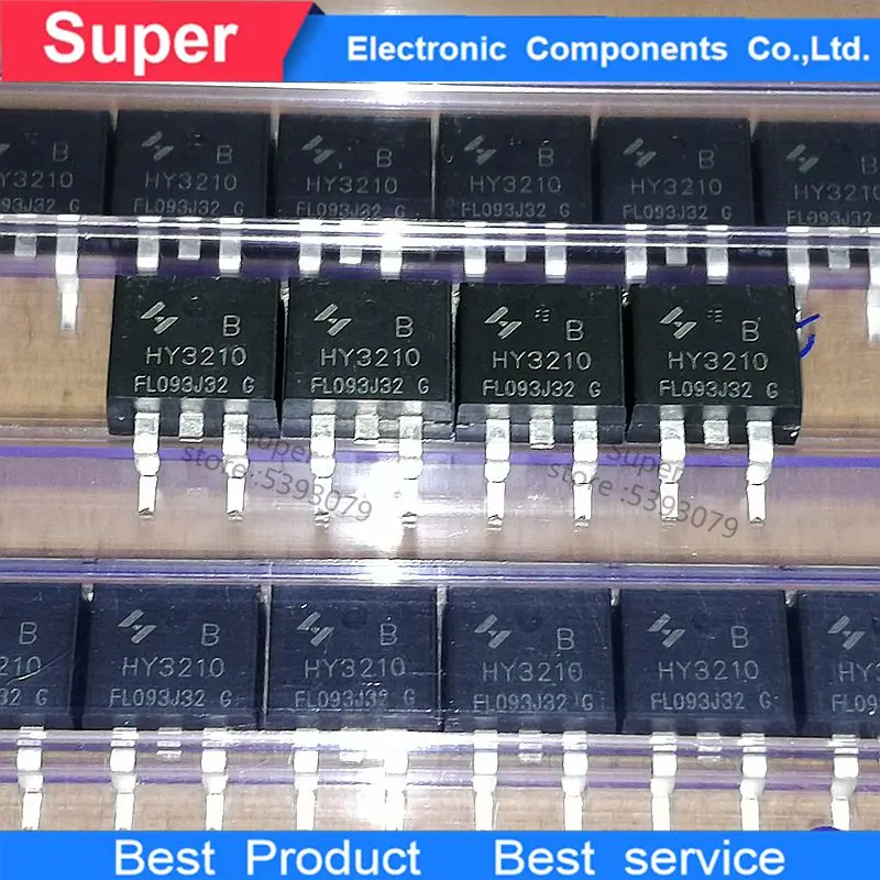 100% nuevo 50 unids/lote MOSFET HY3210B 120A100V HY3210 TO 263 оригинальный транзистор|Аксессуары для