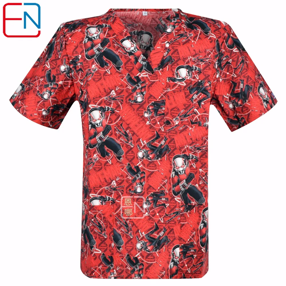 

Top quality men scrub top 100% cotton men scrub uniforms size range S-6XL