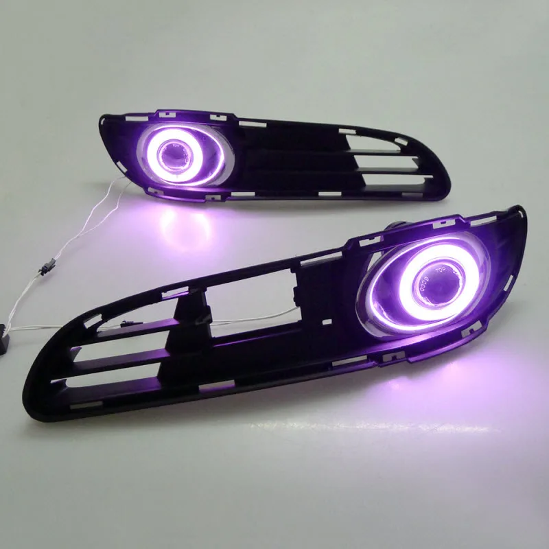 EeMrke для Toyota Vios NCP42R 2006 2007 светодиодный дневный ходовой светильник ангельские