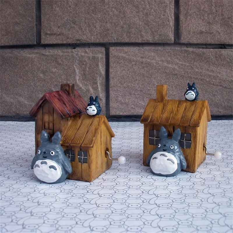 Totoro house музыкальная шкатулка ручной Косплей Персонаж костюм реквизит подарок на