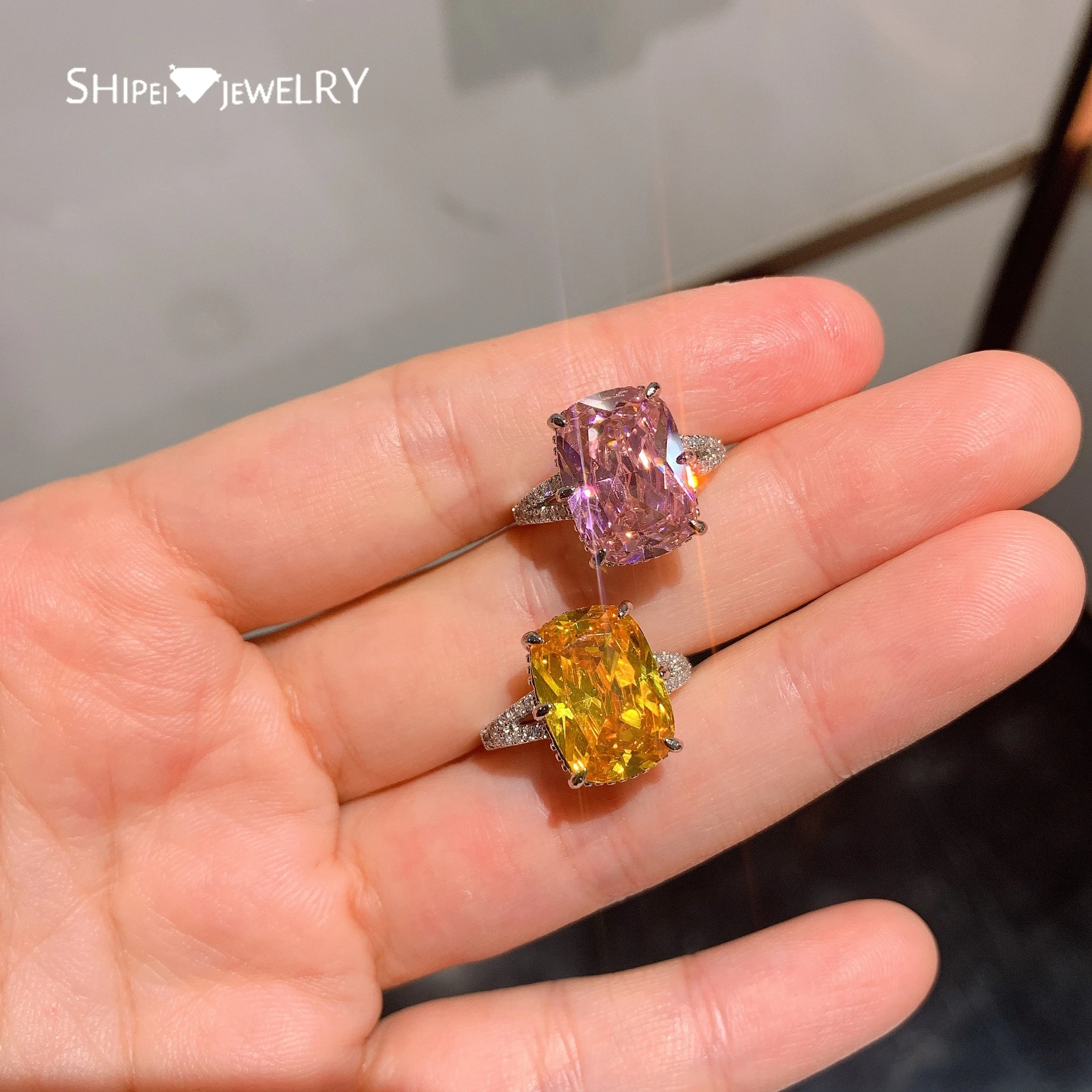 Женское Винтажное кольцо из серебра 925 пробы с розовым сапфиром|Кольца| |