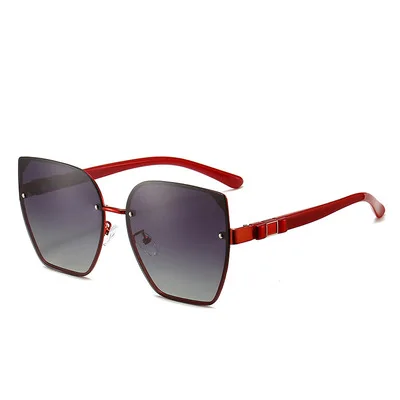 

New Popular Sunglasses For Couple Big Frame Polarized Sunglasses Anchor Personality Street Shooting Driving Sunshade Tide 2021
