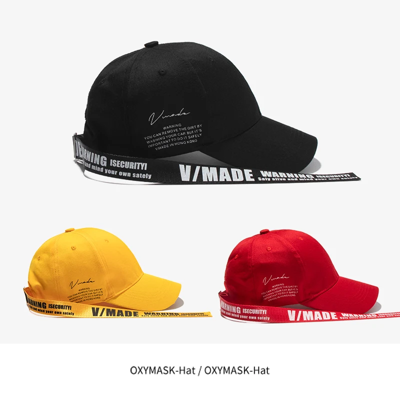 

Men&Women Fashion Long Belt Ribbon Black Baseball Caps 20121 Fashion Summer New Hip Hop Cap With Ring Snapback Hat Unisex Punk