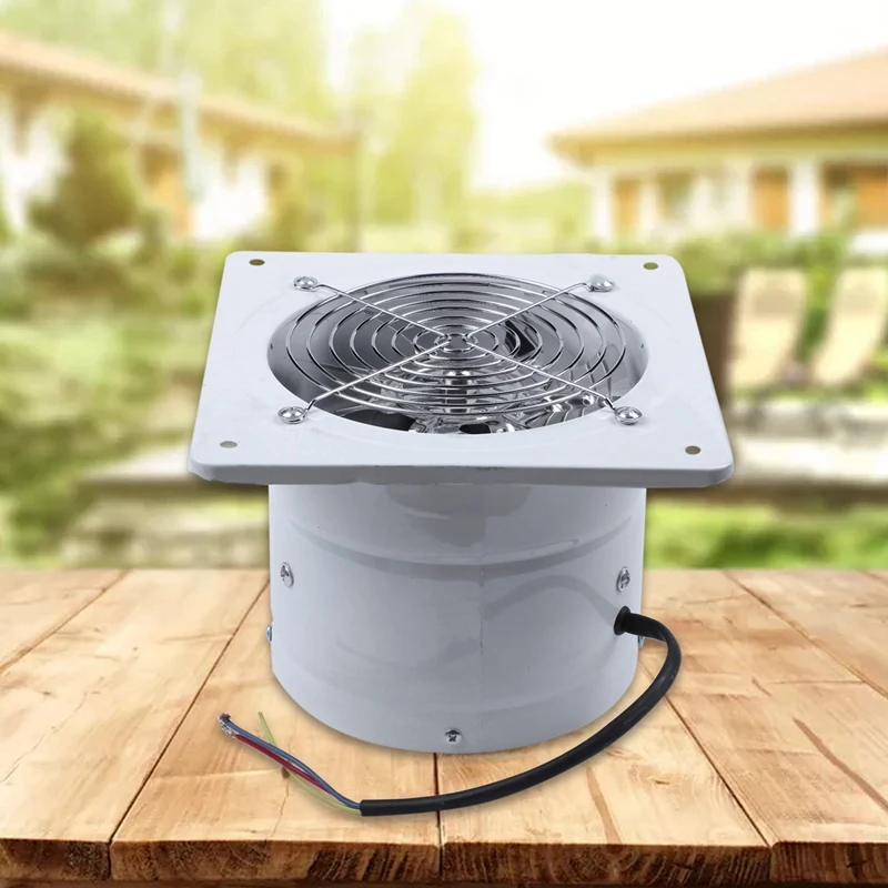 4 Inch Inline Duct Fan Air Ventilator Metal Pipe Ventilation Exhaust Mini Extractor Bathroom Toilet Wall Access |