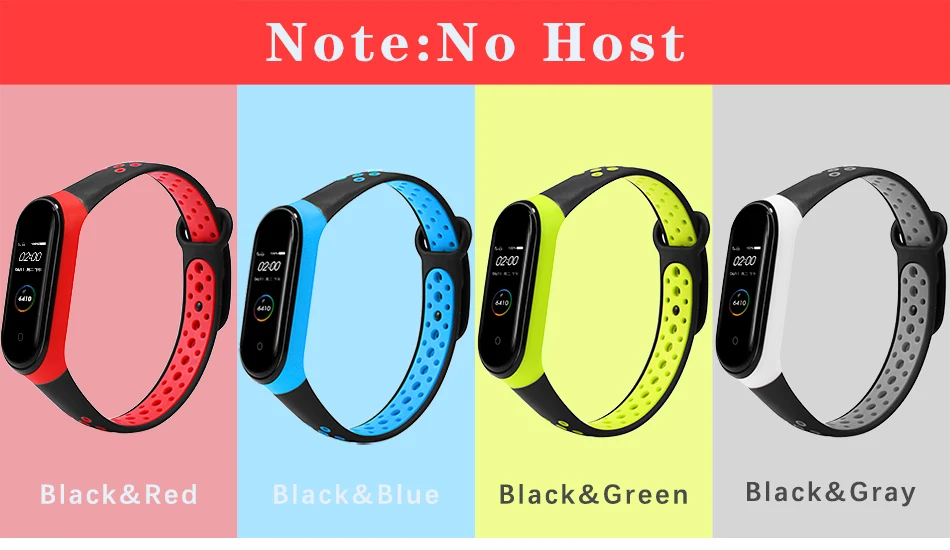 Спортивный ремешок BOORUI mi band 4, удобный ремешок pulseira mi band 4, аксессуары, силиконовый ремешок для xiaomi mi band 4