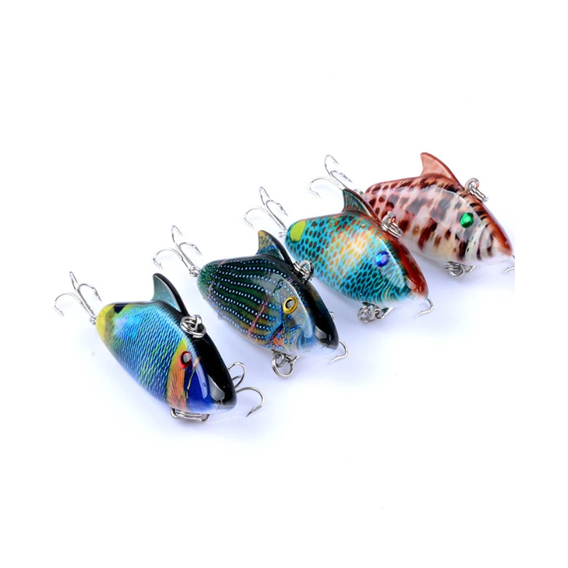 5 шт./лот рыболовные приманки для басов жесткая Приманка VIB с портативной коробкой