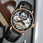 KINYUED Автоматические наручные часы, военные механические Torbillion мужские золотые часы люксовый бренд часы rolojes hombre 2020
