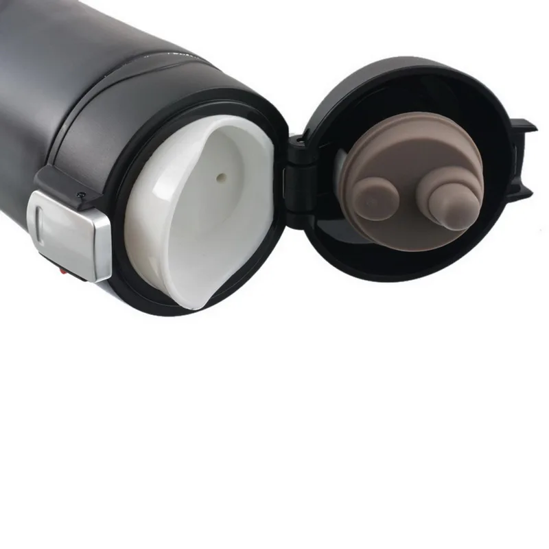 Дорожный стакан для кофе объемом 350/500 мл из нержавеющей стали и чая с крышкой