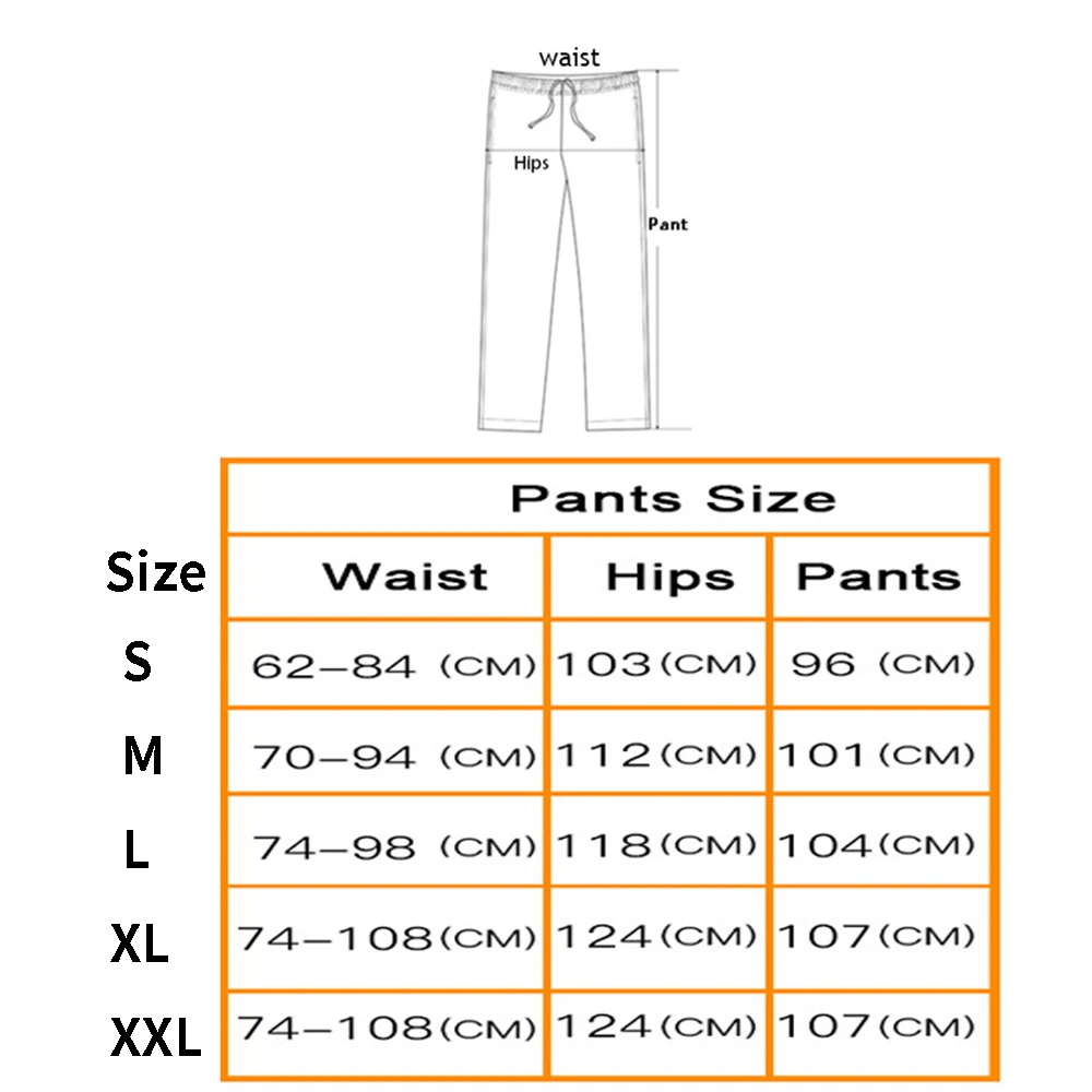 

Women Men Scrub Pants Elasticity Drawstring Waist Trousers Fashion Beauty Salon Work Long Pants Solid Casual universal pants
