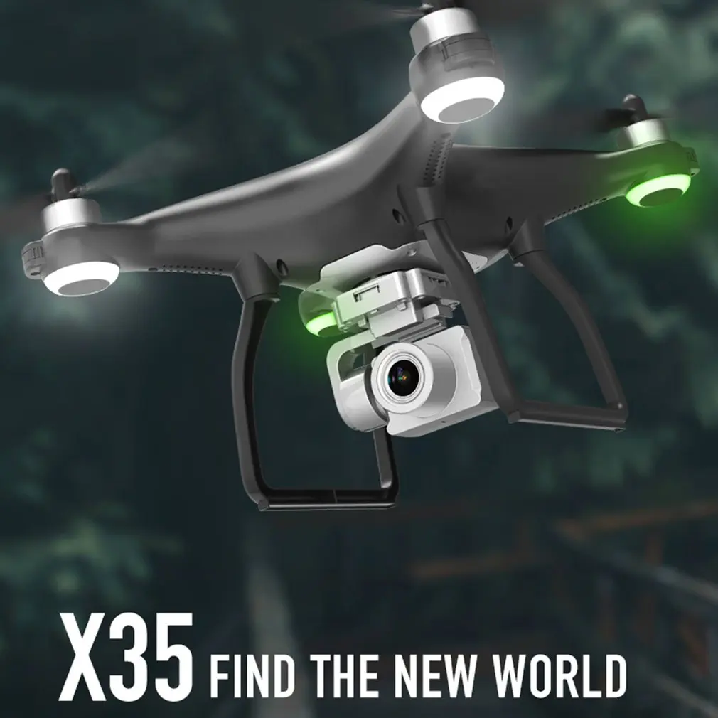 X35 складной бесщеточный двигатель позиционирование RC дроны 1080P HD камера GPS WIFI FPV