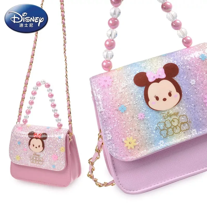 

Disney Children Cartoon Bag Girls Minnie Crossbody Bag Baby Mini Cute Handbag