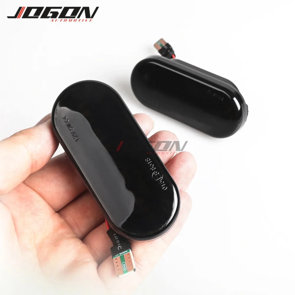 Для VW Golf 3 4 Passat Polo, Ford Focus Fusion Skoda Octavia SEAT Leon, боковое крыло автомобиля, динамический мигающий индикатор, последовательный светильник