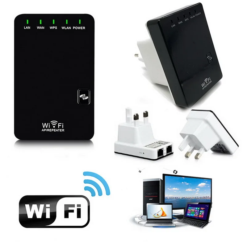 Wi Fi с интернет сигналом усилитель 300 Мбит/с домашние сетевые