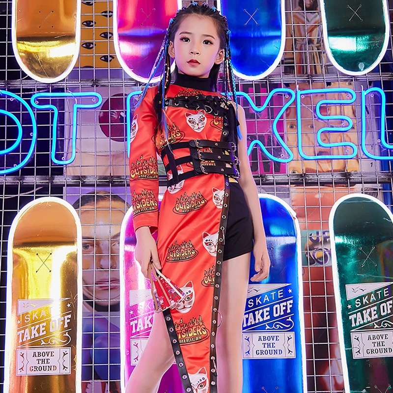 Новый детский подиумный показ в китайском стиле костюм для выступлений джазовая