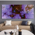 AAHH большой размер фиолетовое пламя облако абстрактная Настенная картина Картина маслом для гостиной Холст Современное искусство плакат домашний декор