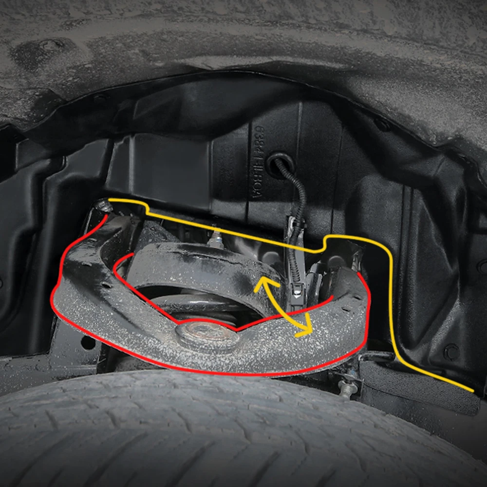 Автомобильные запчасти для Nissan патруль Y62 2010 2019 4L/5.6L переднее колесо щит