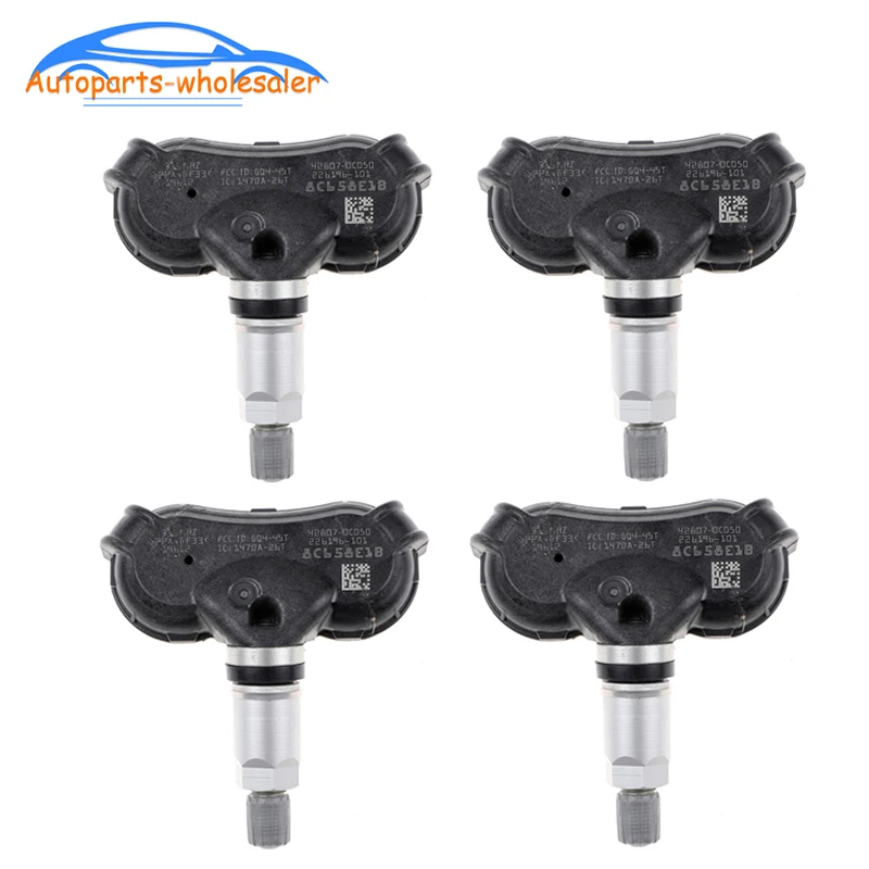 4 шт./лот 42607-0C050 для 2009-2015 Toyota Sequoia Tundra SIENNA TPMS датчик давления в шинах 42607-08010 42607-0C030 42607-0C070