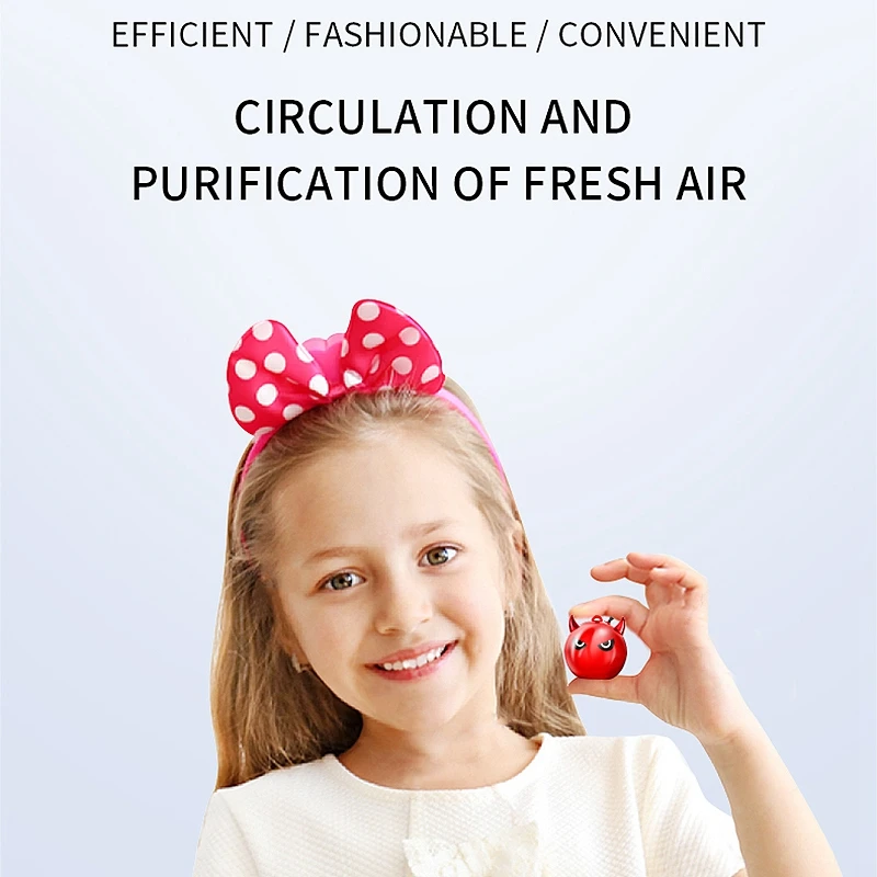 

Hanging Neck Air Purifier, Portable Portable Car Oxygen Bar Negative Ion Hanging Neck Necklace Air Purifier