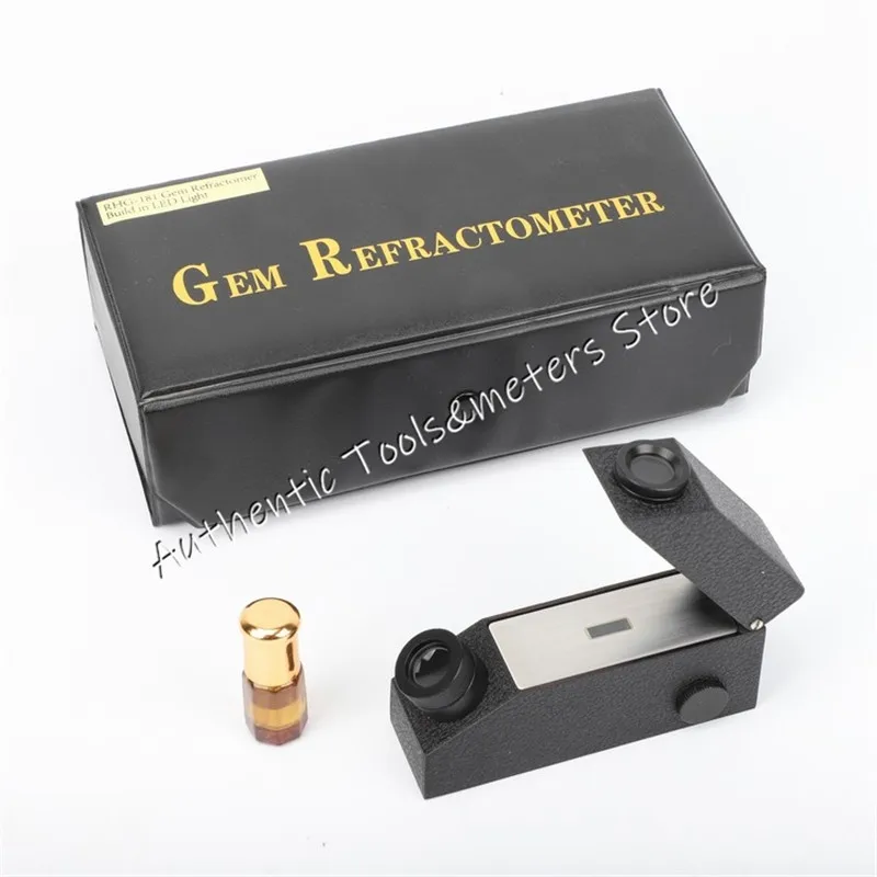 Гемологический рефрактометр освещение измеряет показатель преломления