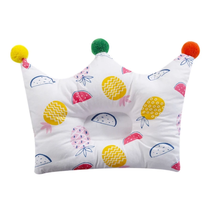 

P15C Cartoon Baby Head Shaping Pillow Prevent Flat Head Nursing Pillow Sleep Support Concave Head Positioning Cushion for