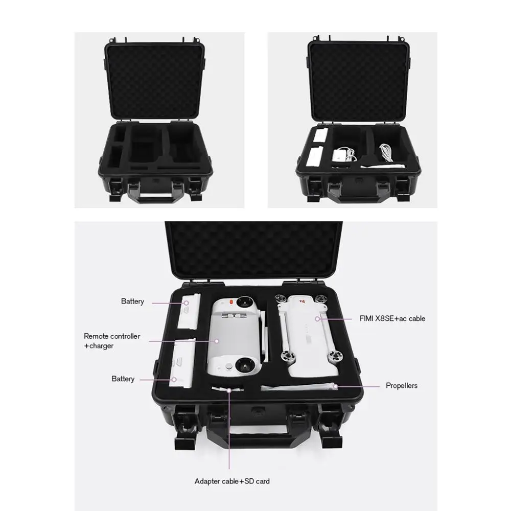 Fimi X8 SE 2020 Водонепроницаемая коробка переносной чехол для хранения дрона