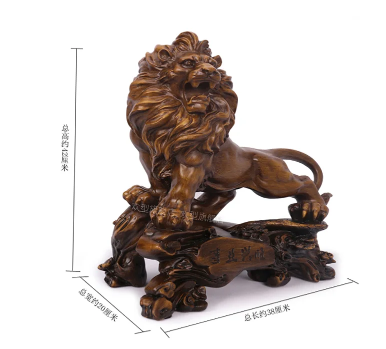 

New Fashion Creative Lion Ornaments Home Accessories Wine Cabinet Living Room Decorations Retro Simple Furnishings Crafts Gifts