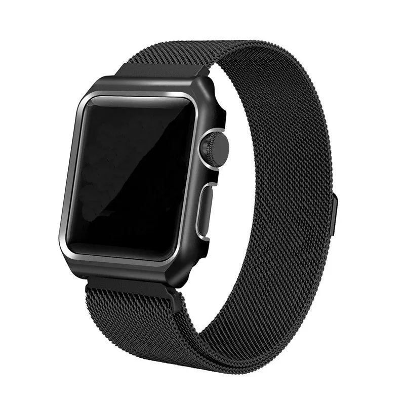 Ремешок для Apple watch 42mm One Body Milanese Loop Металл чёрный | Электроника