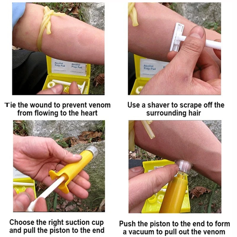Экстрактор яда аварийно-спасательный набор для оказания первой помощи диким