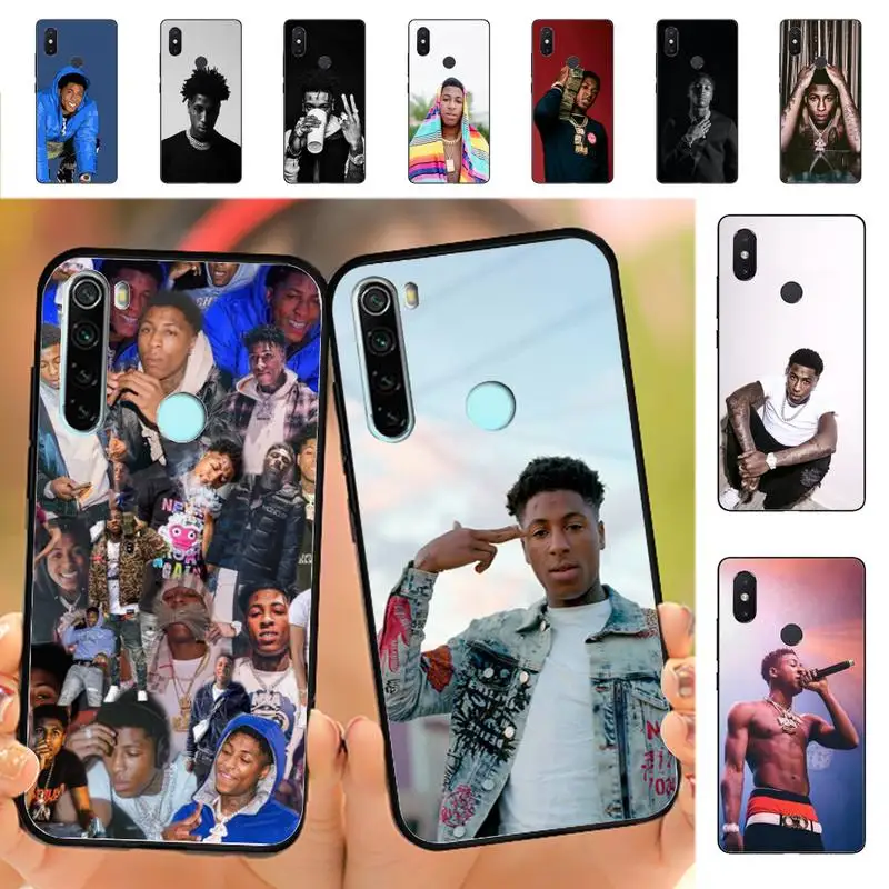 

YNDFCNB Youngboy Never Broke Again Phone Case for Redmi Note 8 7 9 4 6 pro max T X 5A 3 10 lite pro