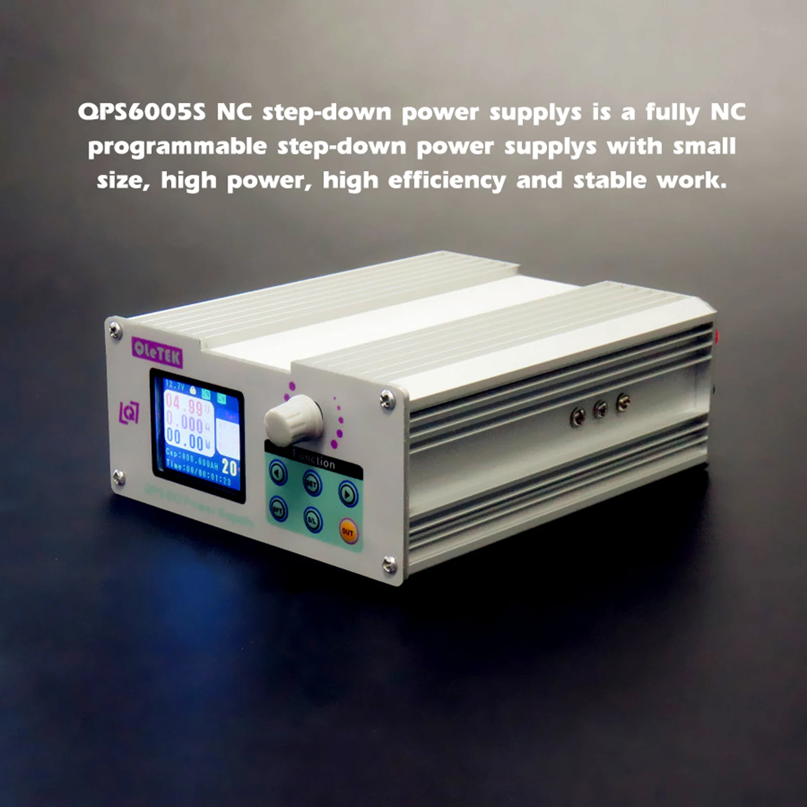 QPS6005S программируемый Высокоточный цветной экран CNC Power Supplys алюминиевый корпус
