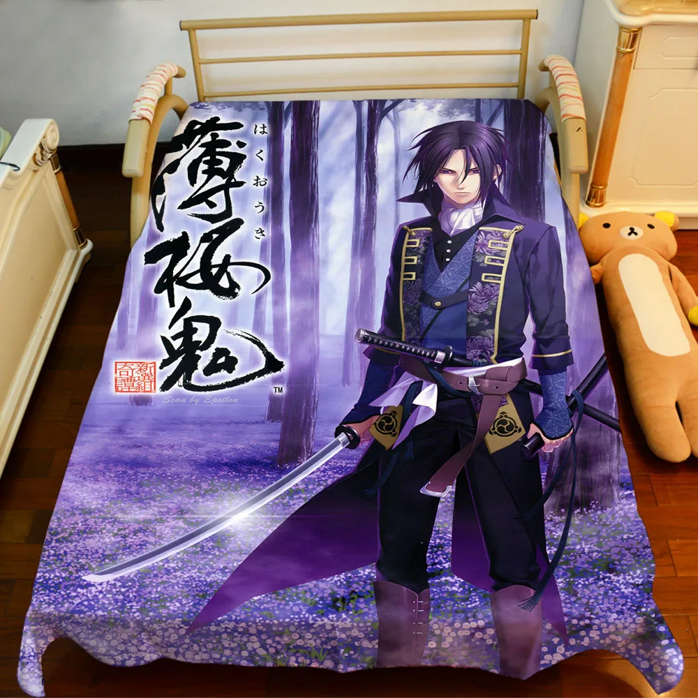 Новое постельное белье с Аниме Hakuouki Shinsengumi Kitan покрывало пододеяльник Манга | Дом