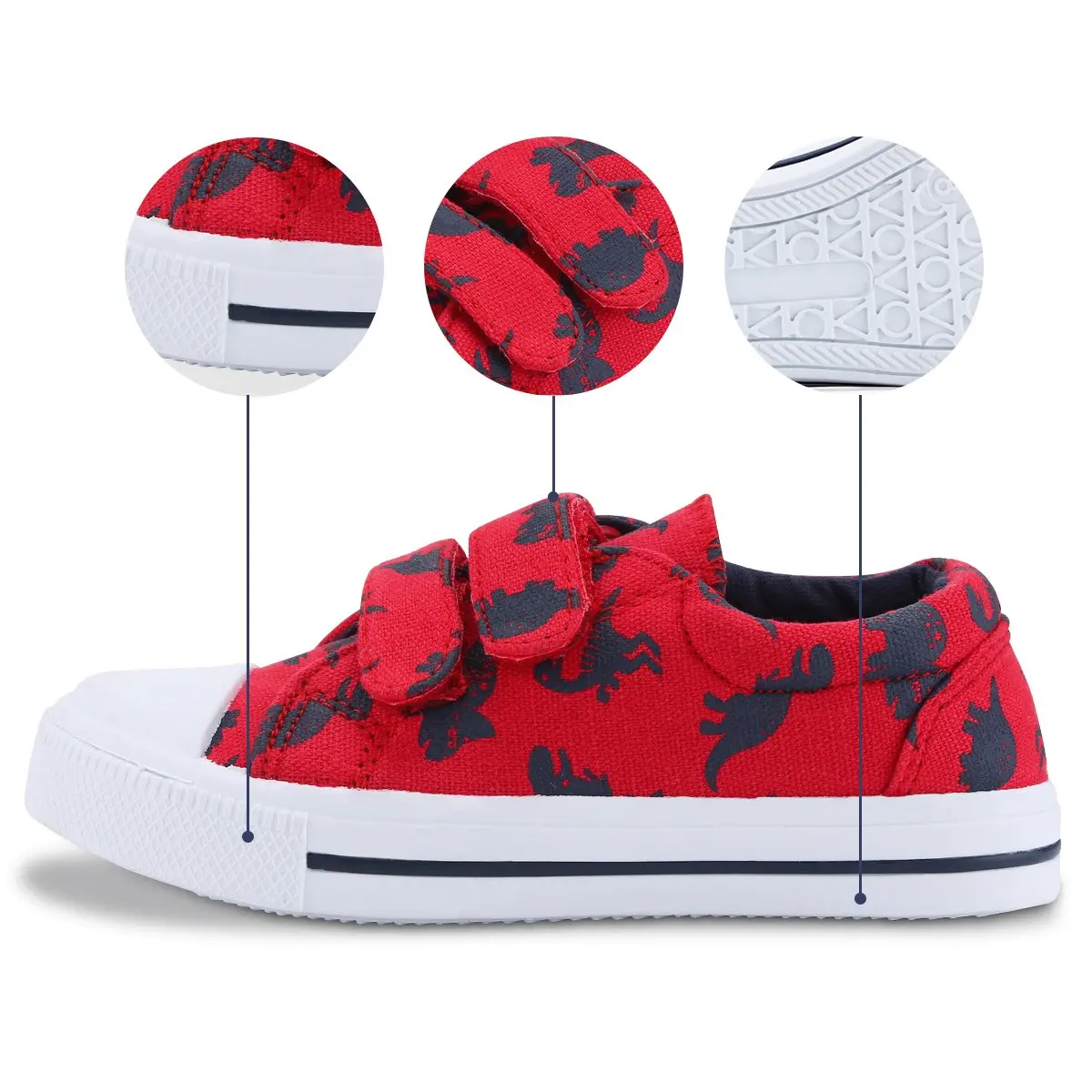 Кроссовки для мальчиков и девочек с двойным крючком петлей | Детская одежда обувь