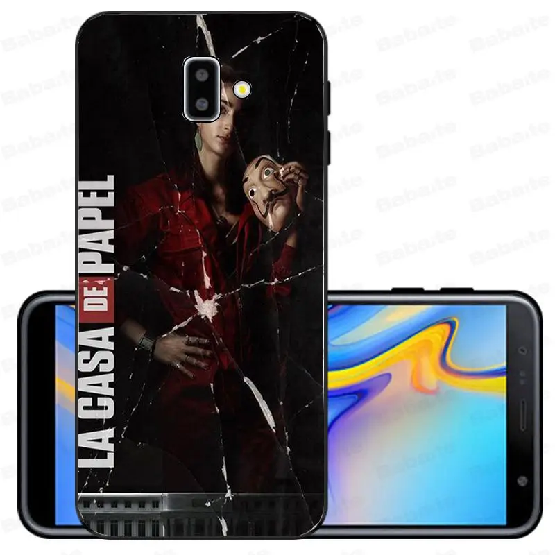 ТВ серии деньги Heist дом бумаги новинка чехол для телефона Fundas Обложка для samsung Galaxy j6 plus A6 A8 A9 A10 A30 A50 крышка