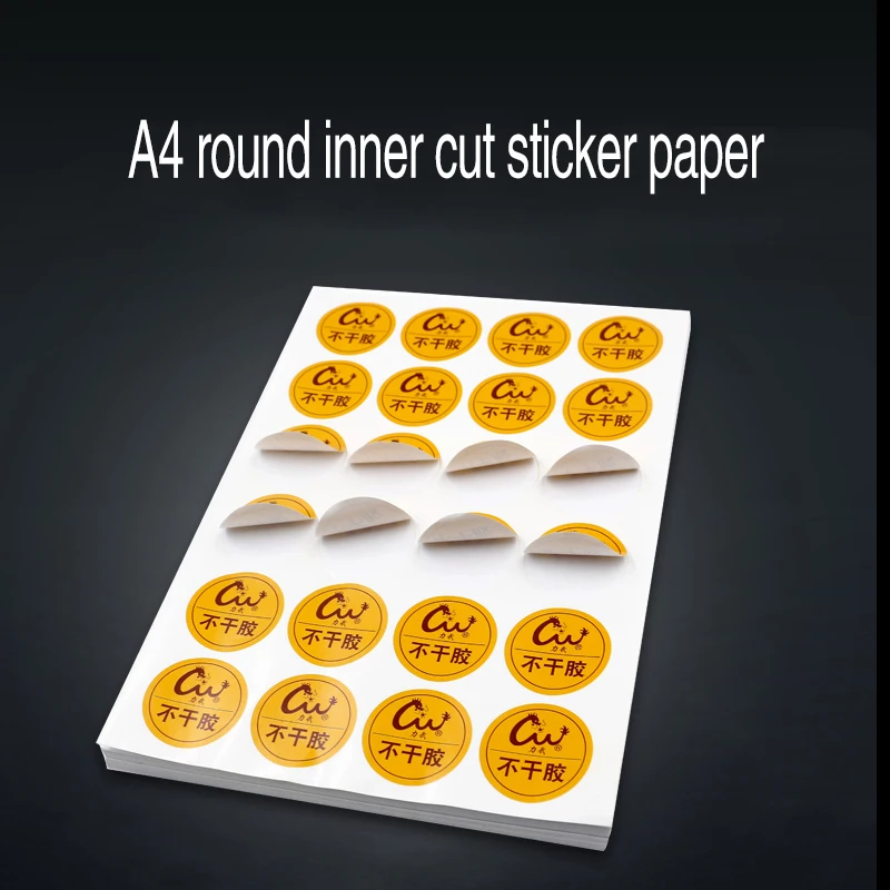 А4 печать точка наклейка этикетки высечки яркий пишущий поверхность матовая