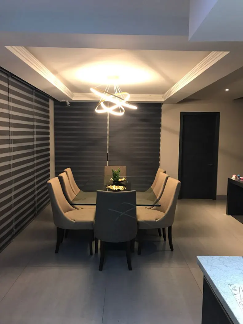 

40CM 60CM 80CM Modern Pendant Lights For Living Room Dining Room Circle Rings Acrylic Aluminum Body LED Ceiling Lamp Fixtures