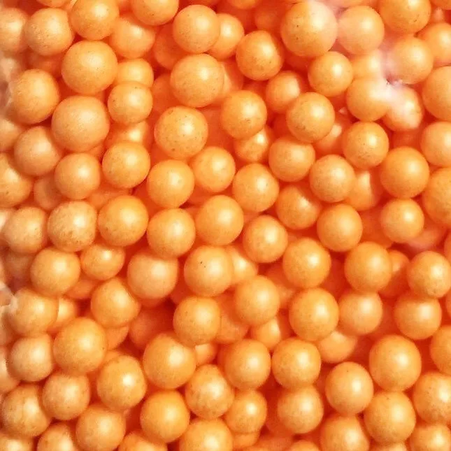 orange Разные цвета, пенополистирол, пенопласт, наполнитель 2~ 4 мм, мини-шарики, шарики для домашнего декора, вечеринки, свадьбы - Цвет: orange
