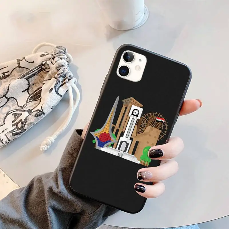 

Syria Flag Phone Case for iPhone 12 11 mini pro XS MAX 8 7 6 6S Plus X 5S SE 2020 XR
