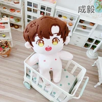 20cm chen yi doll naked toy star humanoid plush dolls clothes accessories