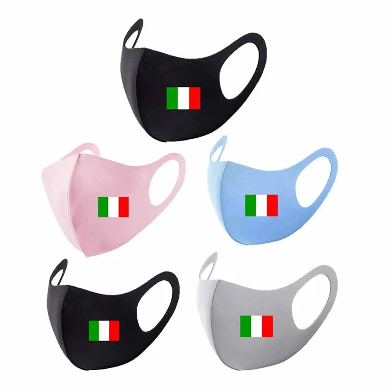 

National Flag Washable Hook Face Breathing Mask Riding Anti-Environment Dust Mask Fashion Black Mask