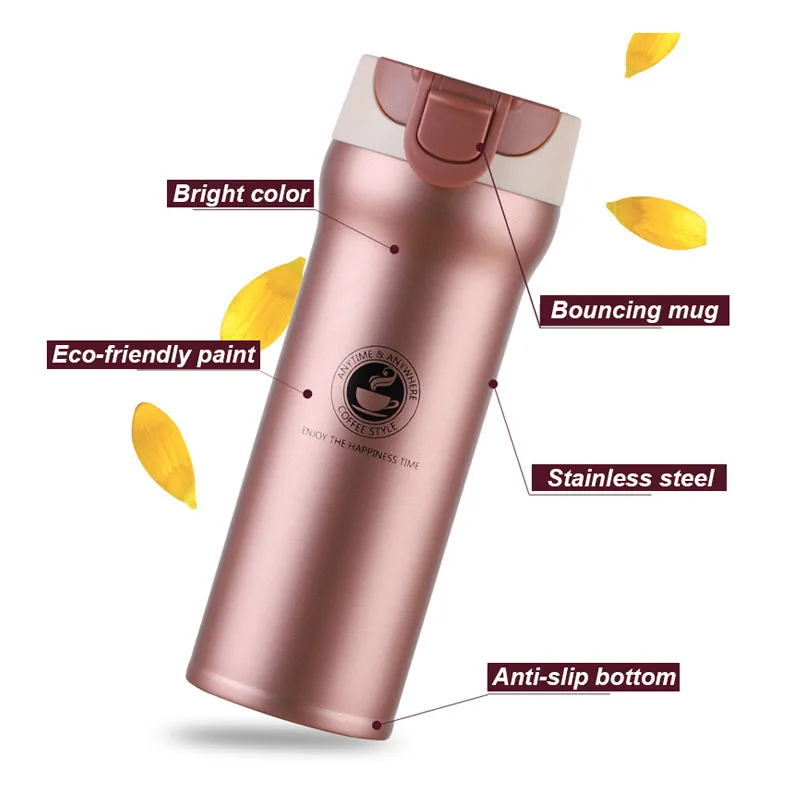 GOALONE Fashion 500 мл кофейная кружка многоразовая дорожная из нержавеющей стали с