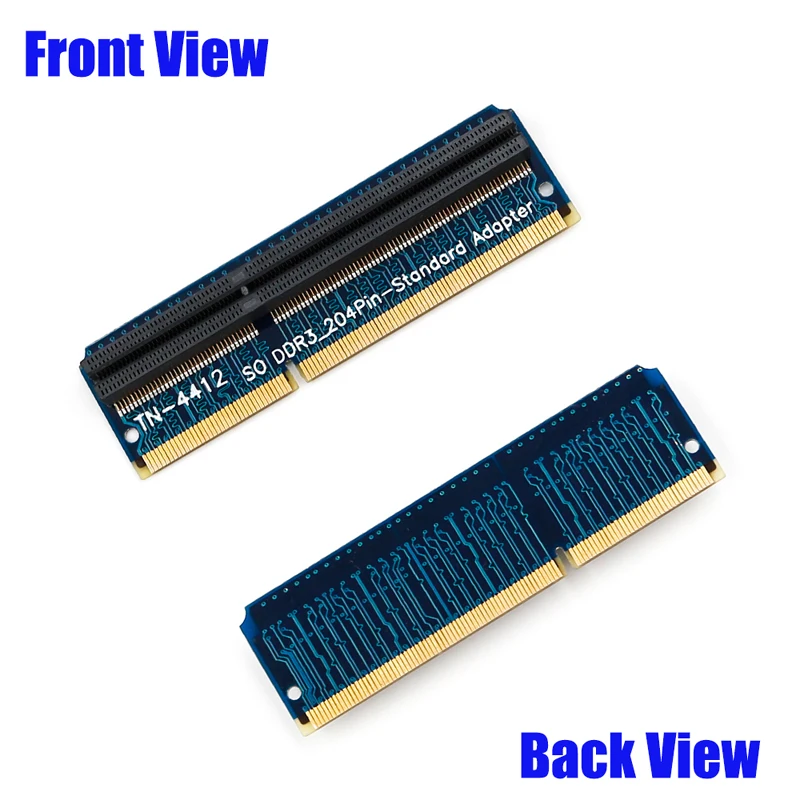 

DDR3 SO DIMM to Desktop Adapter SO DIMM DDR3 Memory RAM Adapter Card 204Pin Standard Slot Memory Tester Computer Components NEW