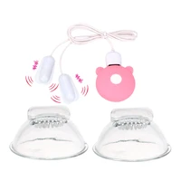 nipple sucker vibrator breast pump enlarge 10 frequencies breast massager usb recharge clitoris massager sex toys for women