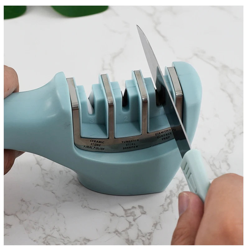 

1Pcs Knife Sharpener Stainless Steel Diamond Coated Kitchen Tool Sharpening Stone Grinder Knives Sharpener Kitchen Tools