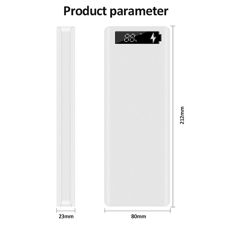 Бесплатная доставка 10*18650 Коробка для хранения аккумуляторов PD QC3.0 быстрая