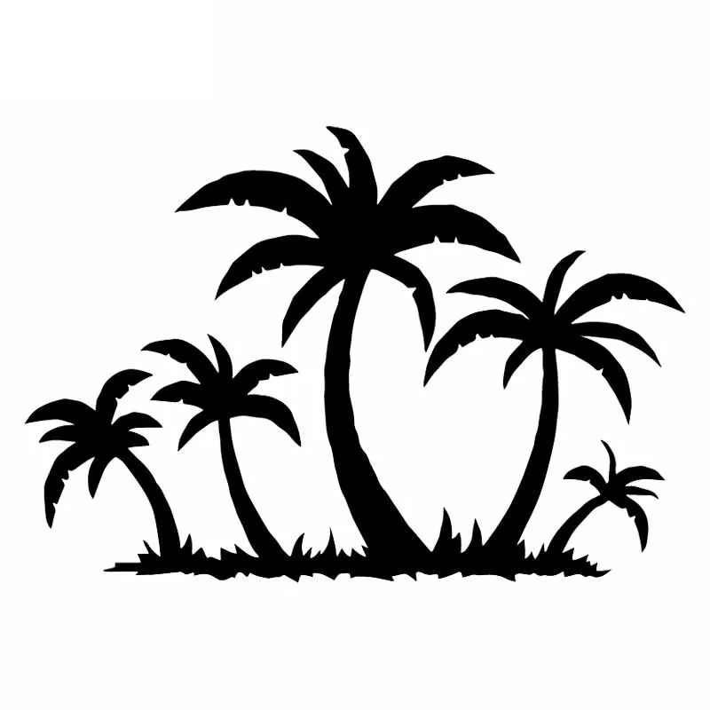 

Creative Palm Tropical Tree Modeling Fashion Car Sticker PVC Body Accessory High Quality Auto Decal Laptop Motorcycle Decoration